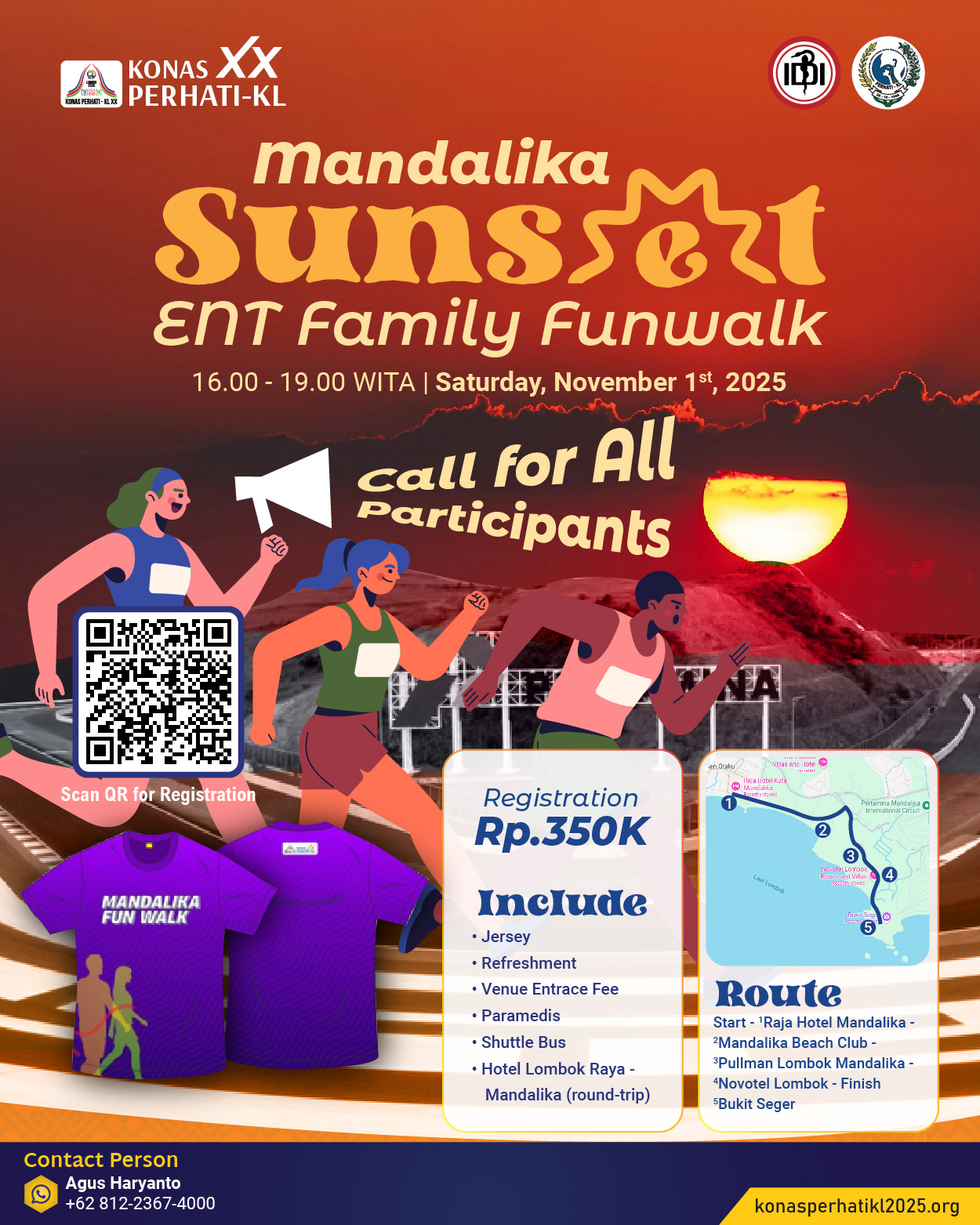 Mandalika Sunset ENT Family Fun Walk